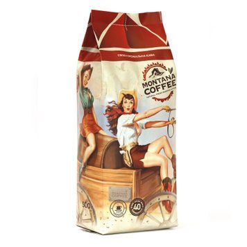 Кофе в зернах Montana Coffee Арабика Бразилия Santos 500 г 11849 картинка