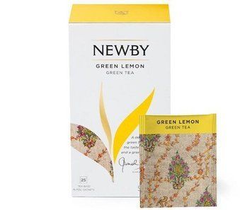 Зеленый чай Newby Зеленый лимон в пакетиках 25 шт (310100) 77000822 картинка