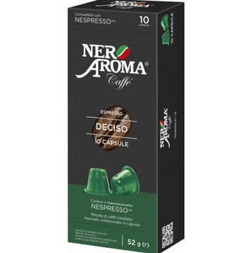 Кофе в капсулах Nespresso Nero Aroma Deciso 10 шт NA1897705 картинка