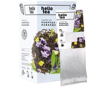 Чай черный Hello Tea Чебрець &ndash; Лаванда 20шт ch000e0212 картинка