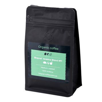 Кава в зернах Brayval 100% Arabica blend №1, 500 г 1986.5 картинка