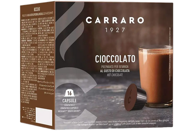 Горячий шоколад в капсулах Dolce Gusto Carraro Cioccolato 16шт C144050 картинка