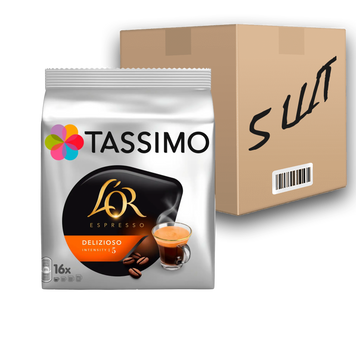 Кава в капсулах L`or Tassimo delizioso 16 шт (ящик 5шт) optAr200014 картинка
