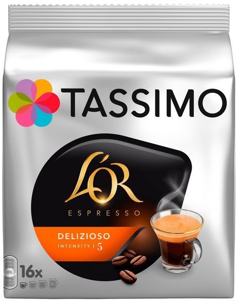 Кофе в капсулах L`or Tassimo delizioso 16 шт (ящик 5шт) optAr200014 картинка