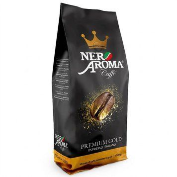 Кофе в зернах Nero Aroma Premium Gold 1 кг 1179222 картинка