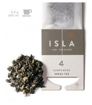 Чай зелений Isla Gunpowder №4 на чашку, 2,4 г х 10 шт IS10019 картинка