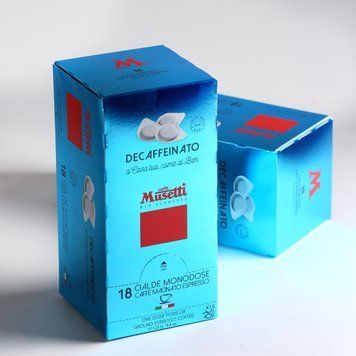 Монодози Caffe Musetti Decaffeinated (без кофеіна) 18 шт 11282 картинка