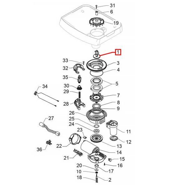 Забірний гвинт кавомолки, шнек кавомашини Saeco, Gaggia 11010031, 996530005586, 421944032691 11010031 картинка