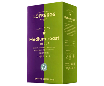 Кава мелена Lofbergs Medium Roast in Cup 500 г LB10008 картинка
