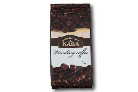 Кофе в зёрнах "Віденська кава" Vending Coffee 1 кг (ящик 6кг) opt11251 картинка