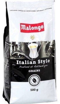 Кава в зернах Malongo Italian style 500 г 770080350 картинка