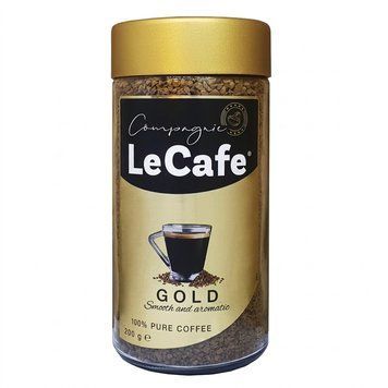Кава розчинна Le Cafe Gold, 200 г, скляна банка Lecafr0002 картинка