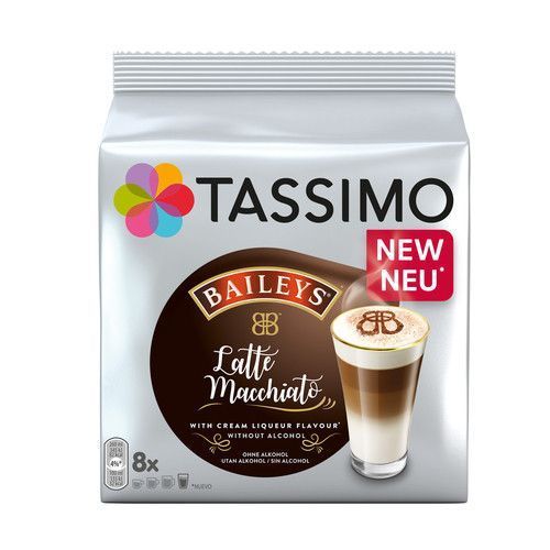 Кофе в капсулах Tassimo Jacobs Latte Macchiato Baileys 8 шт (ящик 5шт) optAr200021 картинка