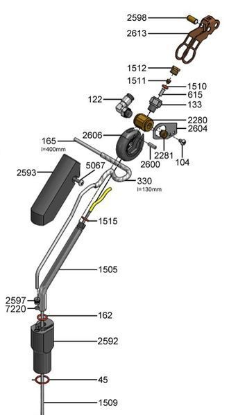 Кільце O-ring 15,6&times;1,78 мм для кавомашин Franke (1T310648, 560.0004.969) 56940006518 картинка