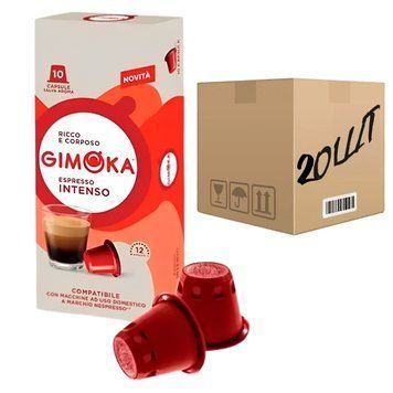 Кофе в капсулах Nespresso Gimoka Intenso 10 шт (ящик 20 шт) setg11310 картинка