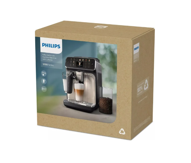 Кофемашина автоматическая Philips Latte Go EP5547/90 Черная  L5500 картинка