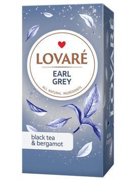 Чай черный Lovare Earl Grey 24 шт LO10014 картинка