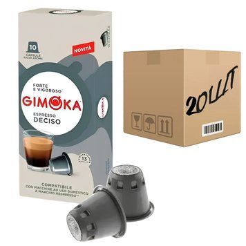 Кофе в капсулах Nespresso Gimoka Deciso 10 шт (ящик 20 шт) setg11311 картинка