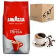 Кофе в зернах Lavazza Qualita Rossa, оригинал, 1 кг (ящик 6кг) opt153 картинка
