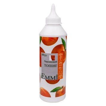 Топінг Emmi смак Персик 600 г ET1013 картинка