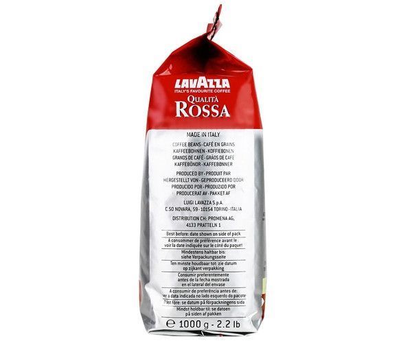 Кофе в зернах Lavazza Qualita Rossa, оригинал, 1 кг (ящик 6кг) opt153 картинка