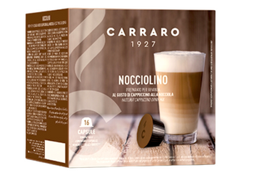Кофе в капсулах Carraro Dolce Gusto Nocciolino 16 капсул car90012 картинка