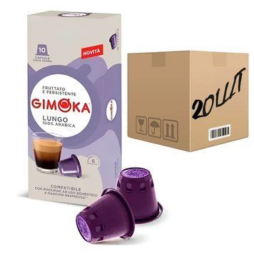 Кофе в капсулах Nespresso Gimoka Lungo 10 шт (ящик 20 шт) setg11313 картинка