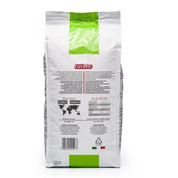 Кава в зернах Carraro Crema Espresso 1 кг c144027 картинка