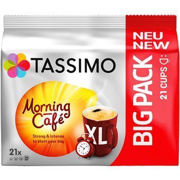 Кава в капсулах Tassimo Morning Cafe Strong & Intense XL 21 шт (ящик 5шт) optAr200019 картинка