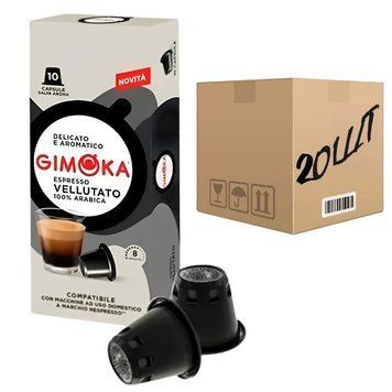 Кофе в капсулах Nespresso Gimoka Vellutato 10 шт (ящик 20 шт) setg11314 картинка