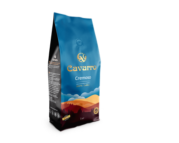 Кава в зернах CAVARRO СREMOSO 1 кг 50007097 картинка