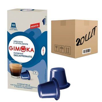 Кофе в капсулах Nespresso Gimoka Decaffeinato 10 шт (ящик 20 шт) setg11315 картинка