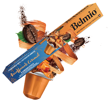 Кофе в капсулах Nespresso Belmio Decaffeinato Caramel 10шт Bij10000513 картинка
