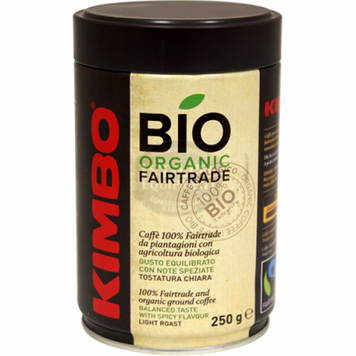 Кава мелена KIMBO FLO BIO ORGANIC ж/б 250 г K11911 картинка