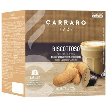 Кофе в капсулах Dolce Gusto Carraro Biscottoso, 16 капсул car90016 картинка