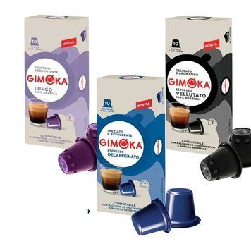 Набор кофе в капсулах 3 вида Nespresso Gimoka Мягкий вкус и арабика 30 шт setgim2 картинка
