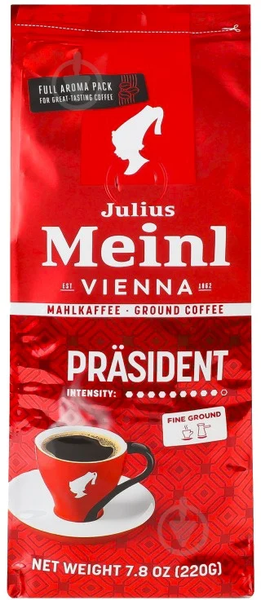 Кофе молотый Julius Meinl Prasident 220 г 11203 картинка