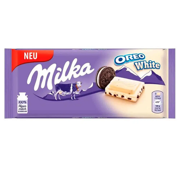 Белый шоколад Milka с печеньем Орео 100г mil1003 картинка