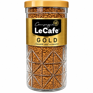 Кава розчинна Le Cafe Gold, 100 г, скляна банка Lecafr0003 картинка