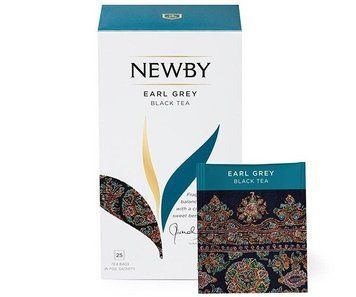 Черный чай Newby Эрл Грей в пакетиках 25 шт (310060) 77000561 картинка