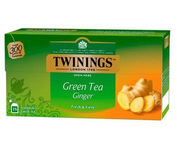 Чай Twinings зеленый с имбирем 25 пакетиков twn1008 картинка