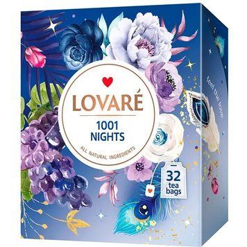 Чай Lovare 1001 ніч 32 пакетика lov1041 картинка