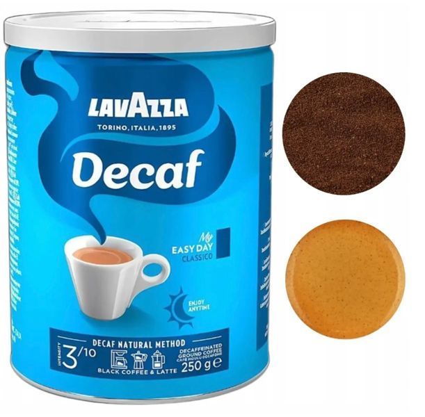 Кофе молотый Lavazza Dek Decaffeinato (без кофеина, оригинал) 250 г ж/б M1022 картинка
