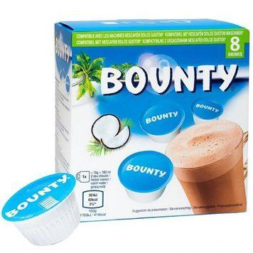 Гарячий шоколад в капсулах Nescafe Dolce Gusto Bounty 8 шт Bij100023 картинка