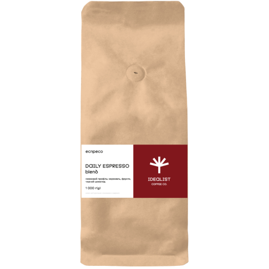 Кофе в зернах Idealist Coffee Co Daily Espresso 1 кг Ide00017 картинка