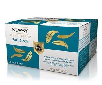 Черный чай Newby Эрл Грей в пакетиках 50 шт (320060) 77000566 картинка