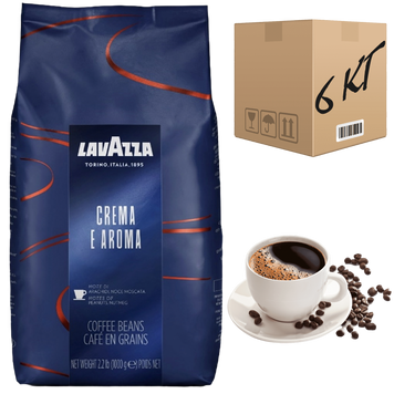 Кава в зернах Lavazza Espresso Crema e Aroma, оригінал, 1 кг(ящик 6кг) opt149 картинка