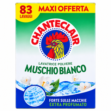 Порошок для прання Chante Clair Lavatrice Muschio Bianco 83 стирок, 3,735 кг chante10 картинка