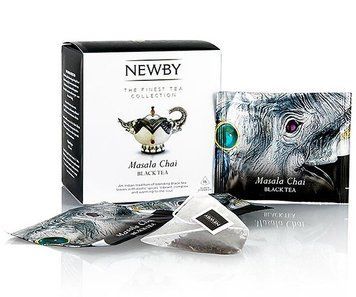 Черный чай Newby Масала в пирамидках 15 шт (601450) 77000567 картинка