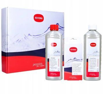 Набір для чищення кавомашини Nivona Clean3Box (рідина NIRK703, рідина NICC705, таблетки NIRT700) Ar1000128 картинка